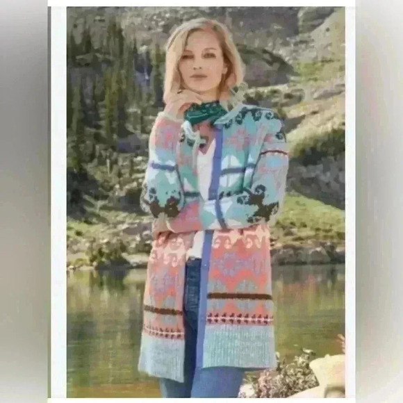 SUNDANCE CATALOG Faya Fair Isle Sweater - Picture 1 of 11